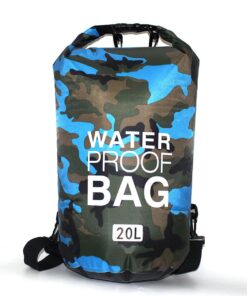 Waterproof Bag Drybag Backpack Outdoor for Swimming - Blue