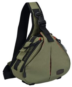 Waterproof Camera Sling Bag - Army Green