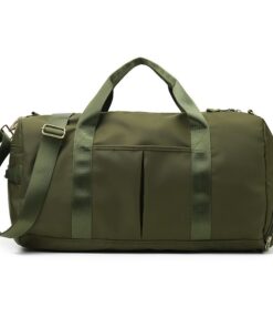 Waterproof Duffel Weekender Unisex Sports Travel Gym Bag - Green