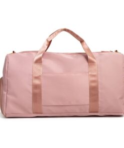 Waterproof Duffel Weekender Unisex Sports Travel Gym Bag - Pink