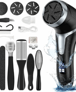 Waterproof Electric Foot File Callus Remover Pedicure Tools Foot Care Kit