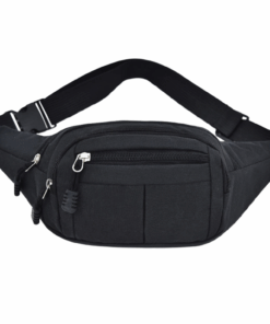 Waterproof Elegant Unisex Waist Bags-PKM - Black