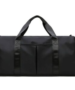 Waterproof Gym Bag Unisex Sports Travel Bag - Black