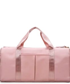 Waterproof Gym Bag Unisex Sports Travel Bag - Pink