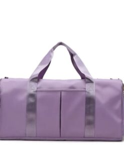 Waterproof Gym Bag Unisex Sports Travel Bag - Purple