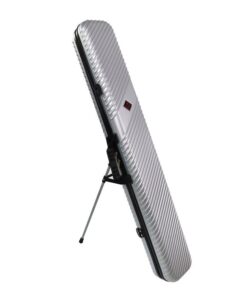 Waterproof Hard Carry Storage Case and Fishing Rod Stand - Silver