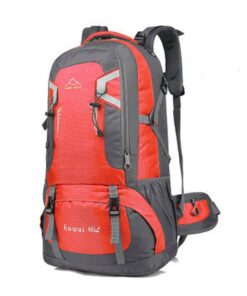 Waterproof Lightweight Travel Hiking Backpack-60L - Red