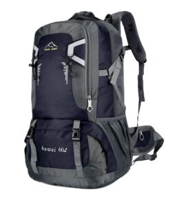 Waterproof Lightweight Travel Hiking Backpack - Dark Blue