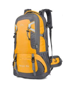 Waterproof Lightweight Travel Hiking Backpack - Yellow