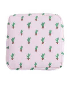 Waterproof Portable Large Capacity Sanitary Bag - Cactus