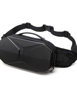 Waterproof Rechargeable Shoulder Crossbody Sling Chest Bag With USB Locker