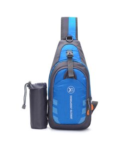 Waterproof Sling Bag Outdoors Crossbody Chest Bag Gym Daypack - Blue