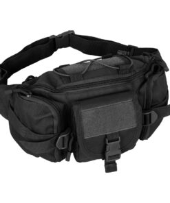 Waterproof Tactical Waist Bag Fanny Bag Chest Bag-Black