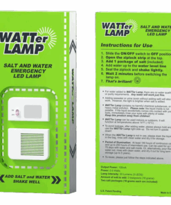 WATTer LAMP salt and water emergency LED