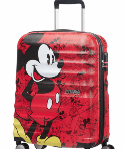 Wavebreaker Disney Mickey Mouse Red Comics Cabin Spinner Suitcase - 55.0 cm