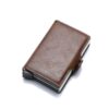 We Love Gadgets Dual Credit Card Pop Up Wallet - Dark Brown