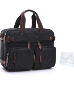 Webuy Laptop Shoulder Bag Durable Tablet Sleeve With Cable Box - Black