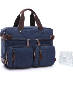 Webuy Laptop Shoulder Bag Durable Tablet Sleeve With Cable Box - Blue
