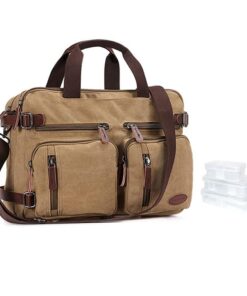 Webuy Laptop Shoulder Bag Durable Tablet Sleeve With Cable Box - Khaki
