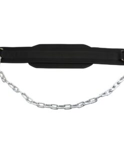 Weight Lifting Belt with Chain Support Weighted Pull Up Belt for Fitness