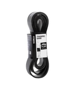 Weight training elastic band 60 kg - black