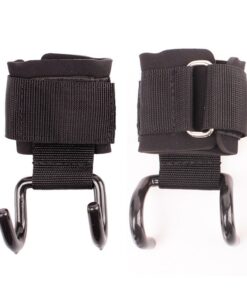 Weightlifting Heavy Duty Hooks - Black