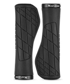 West Biking Semi-Ergonomic Lock-On Grips (Black)