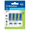 Westinghouse Always Ready AA Ni-Mh 2400mah Rechargeable 4 Pack