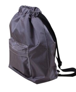 Wet & Dry Separation Drawstring Shoulder Bag - Grey