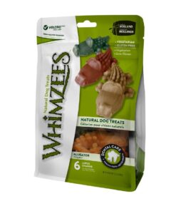Whimzees Alligator Large Dog Treats - Value Bag (6 pieces)