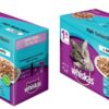 Whiskas Adult Pouch Multi-pack Fish & Meat Selection In Jelly (12 x 85g) x2