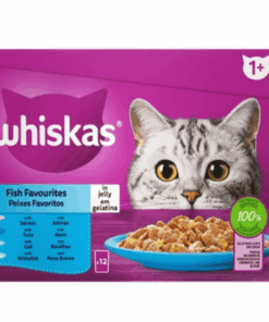 Whiskas - Adult Pouch Multipack Fish Selection In Jelly -12 x 85g