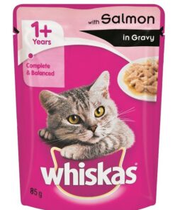 Whiskas - Adult Pouch Salmon In Gravy - 85g