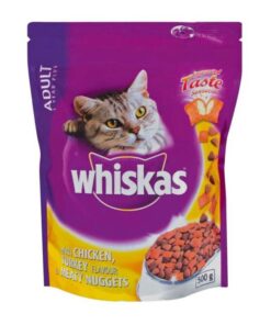Whiskas - Cat Food Meaty Nugget 500g Chicken Turkey - 8 Pack