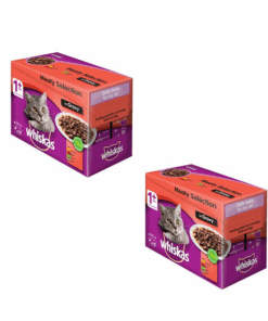 Whiskas Cat Food Meaty Selection in Gravy Age +1 (24 sachets)