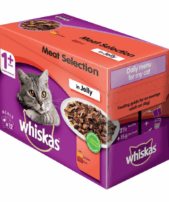 Whiskas Cat Food Multipack Pouch Meat in Jelly 12 X 85g