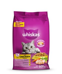 Whiskas Dry Adult Cat Food Chicken 500g