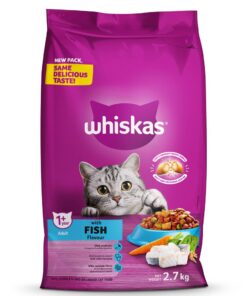 Whiskas Dry Adult Cat Food with Fish Flavour 2.7kg