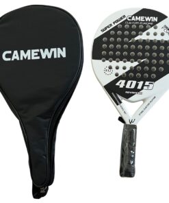White Camewin Padel/Pop Tennis/ Paddle Tennis Racket with Carry Bag