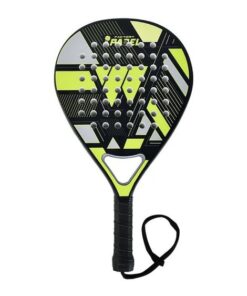 Whizz Padel Carbon Fibre Factory Padel Racket Bat - Green-Black