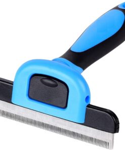 WigWagga - Pet Cat Dog Deshedding Grooming Brush Comb - 10cm Width