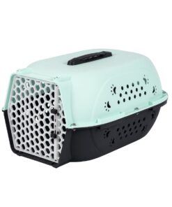 WigWagga - Pet Dog Cat Travel Carrier Box - 48cm x 32cm x 26cm - Green