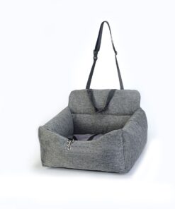 WigWagga â Portable Adjustable Pet Car Safety Seat â Grey