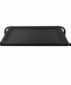 WigWagga - Raised Elevated Pet Dog Bed 21 cm Height - Black - M