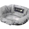 Wild Woofy Plastic Frame Bed With Padded Twill Cover - Grey - L