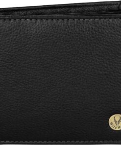 Wildhorn High-Quality Leather Wallet for Men: RFID Protected - Black