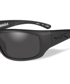 Wiley X Omega Black Ops - Smoke Grey Lens Glasses with Matte Black Frame
