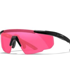 Wiley X Saber Advanced Vermillion Lens Matte Black Frame Tactical Eyewear