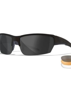Wiley X WX Saint 3 Lens Set - Grey/Clear/Rust Matte Black Frame