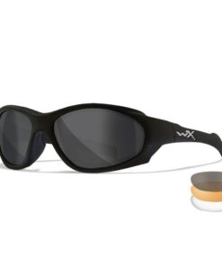 Wiley X XL-1 Advanced Comm 2.5 - Grey/Clear/Light Rust Lenses, Black Frame